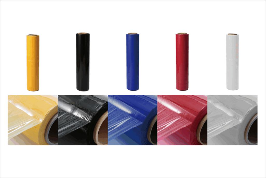 オーキッドカラーストレッチフィルム